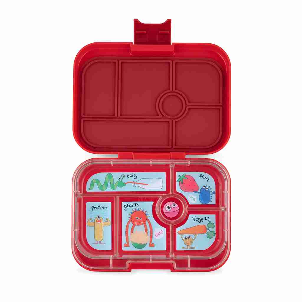 Yumbox Original Lunch Box Wow Red - Monster Tray