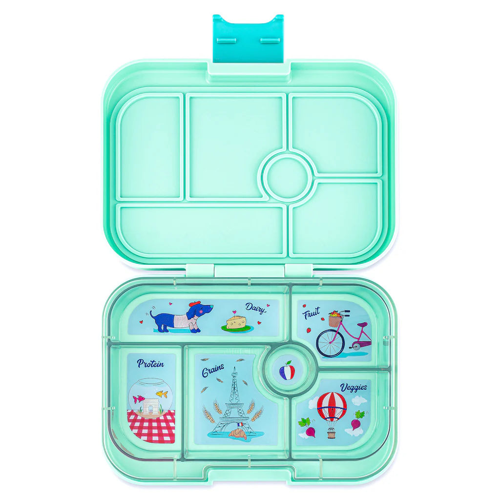 Yumbox Original Lunch Box Serene Aqua - Paris Tray
